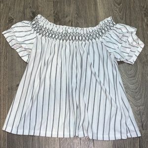 Off the shoulder shirt